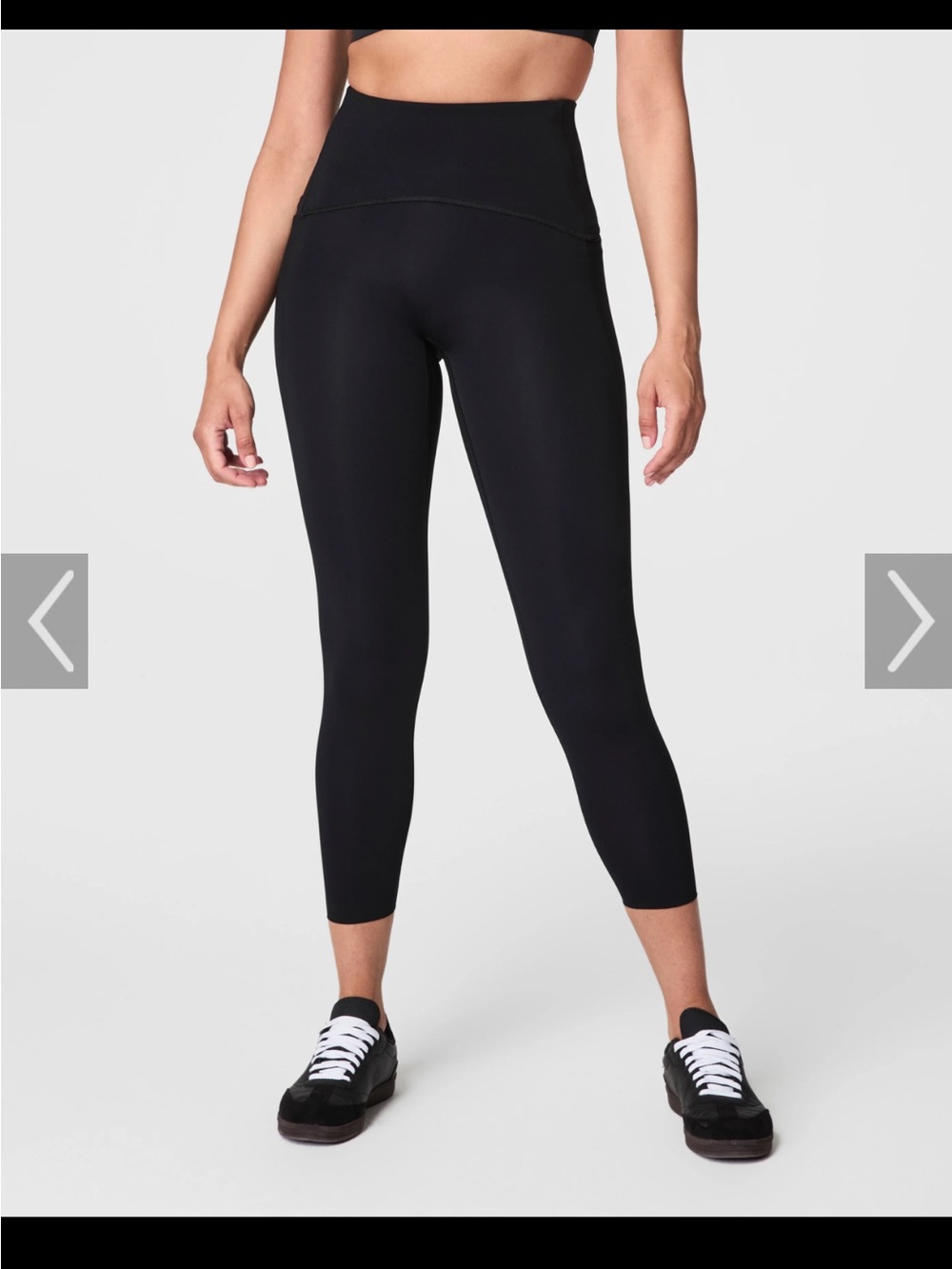 SPANX Black High-Waist Capri Legging